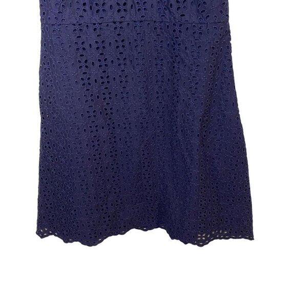 Gap Navy Blue Eyelet Halter Dress - Picture 5 of 5
